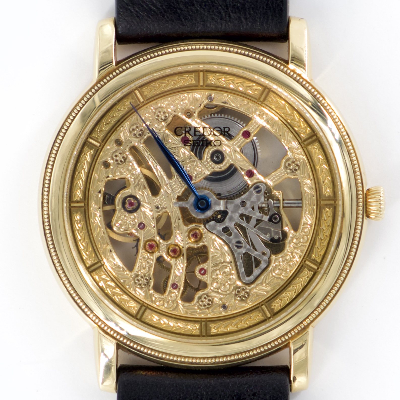 セイコー（SEIKO）　クレドール（CREDOR）　スケルトン　Ref.GBBD986　メーカー保証書、箱付　2015年　手巻き　KRS1246