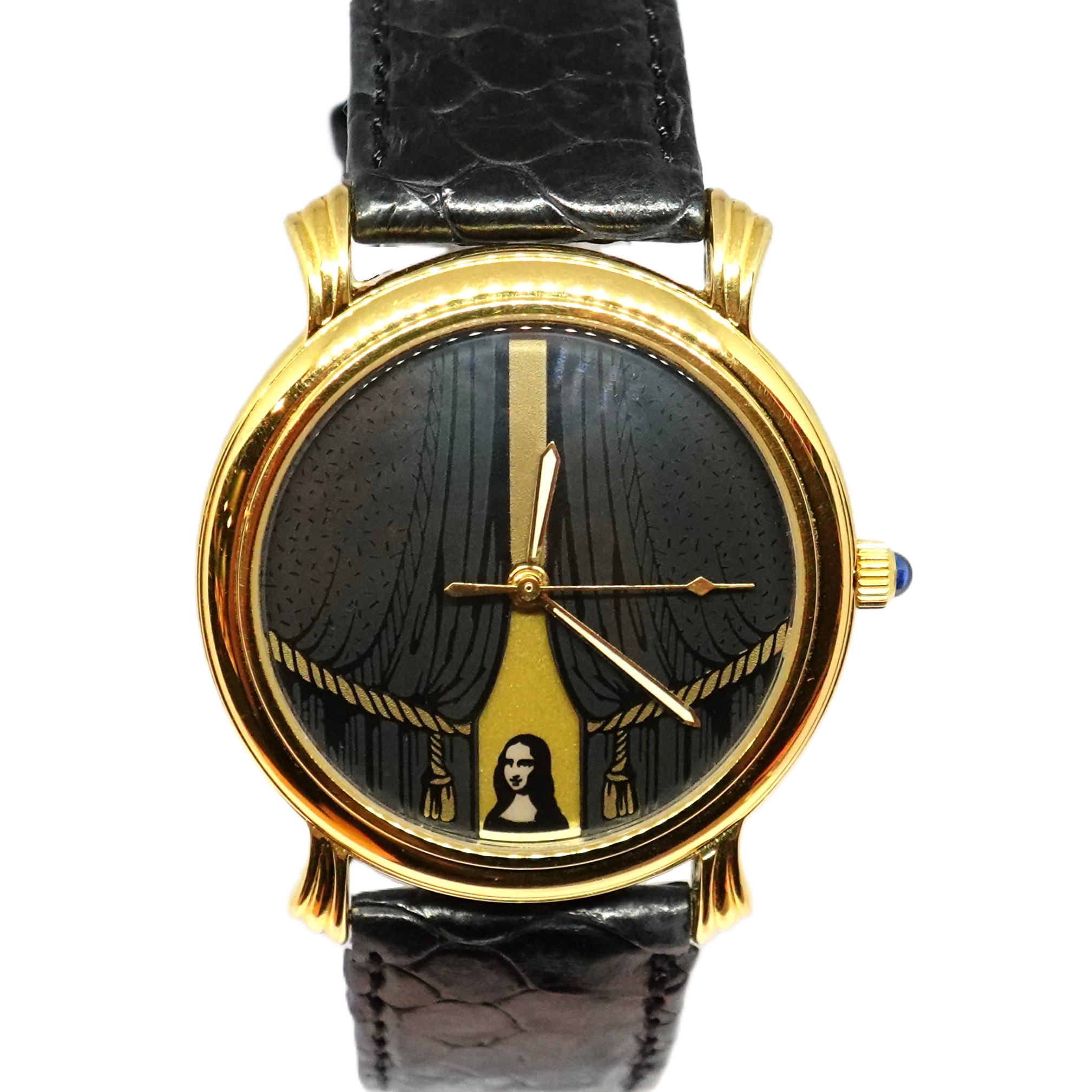 ヴィンセント カラブレーゼ（VINCENT CALABRESE）　コメディ モナリザ ジャンピングアワー（COMMEDIA MONA LISA JUMPING HOUR）　クォーツ　KRS1690