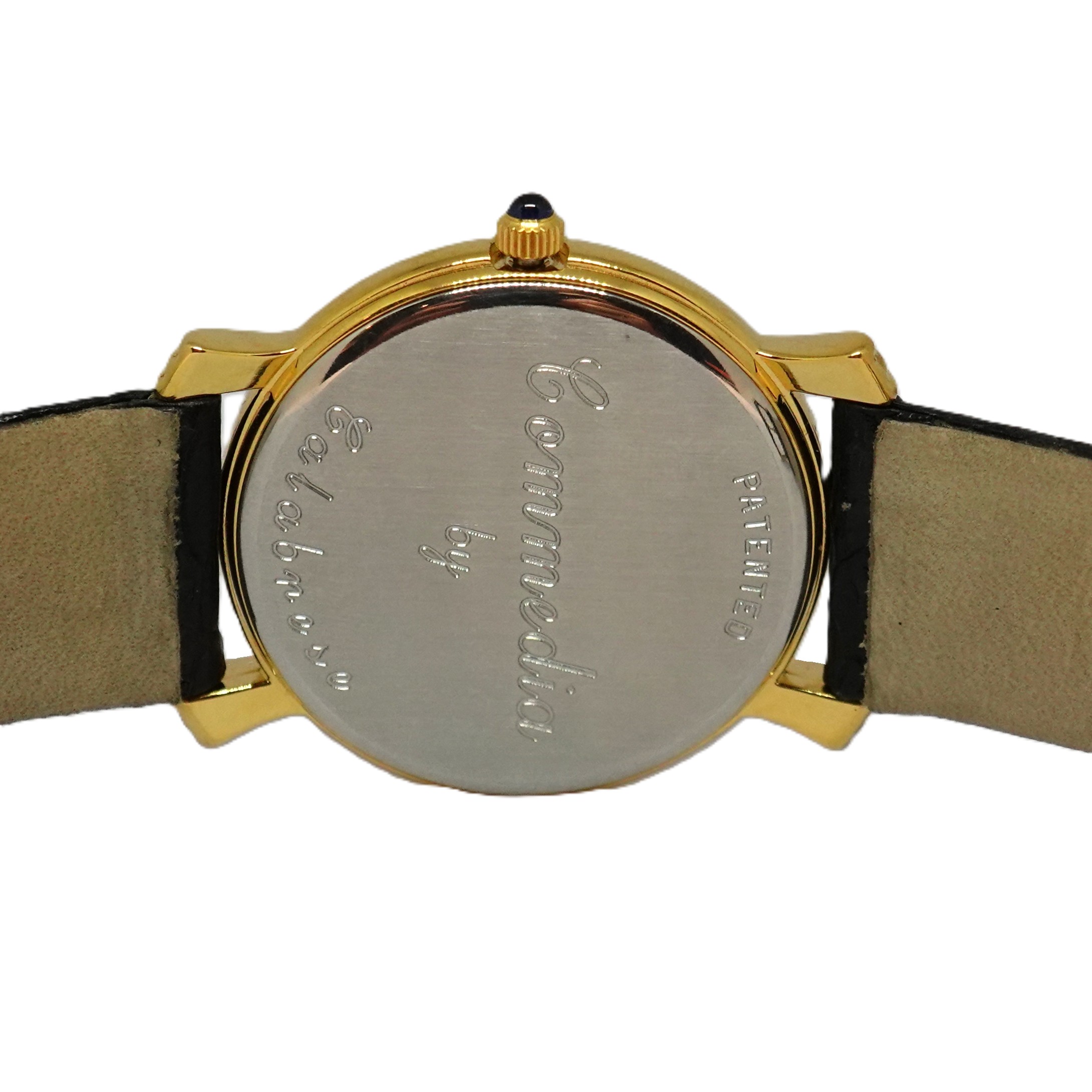 ヴィンセント カラブレーゼ（VINCENT CALABRESE）　コメディ モナリザ ジャンピングアワー（COMMEDIA MONA LISA JUMPING HOUR）　クォーツ　KRS1690