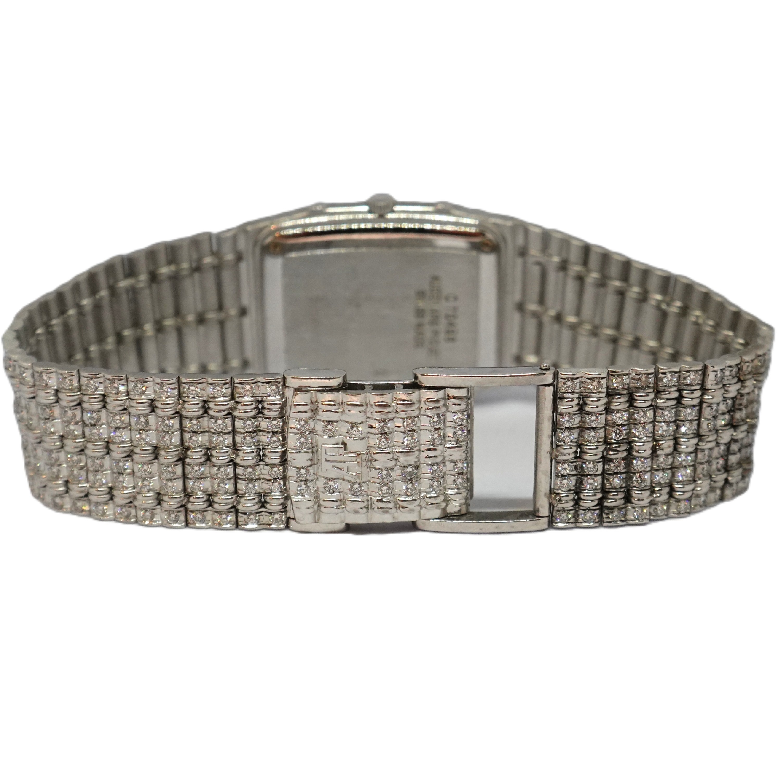 バンブー（Bamboo） LM　パヴェダイヤ+11Pエメラルド文字盤（Pave Diamond + 11P Emerald）　ベゼルダイヤ　Ref.56214BC.ZZ.0636BC.04　メーカー修理明細付　クォーツ　KRS1803