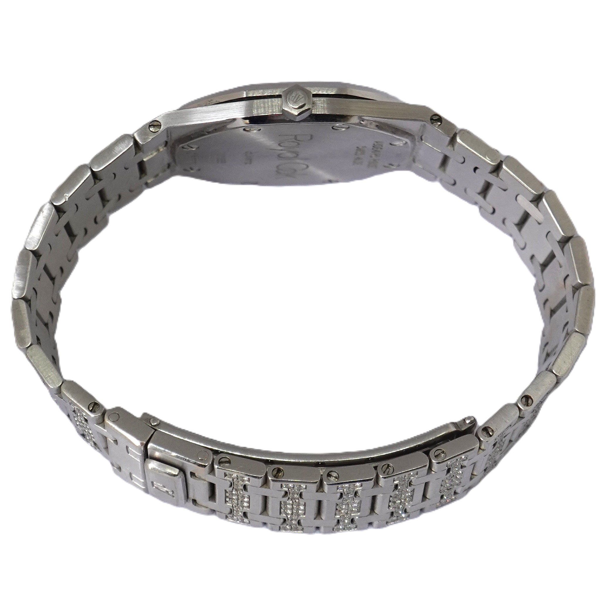 ロイヤルオーク（Royal Oak）　パヴェダイヤ11Pエメラルド文字盤+ブレスレット（Pave Diamond 11P Emerald）　クォーツ　KRS1973