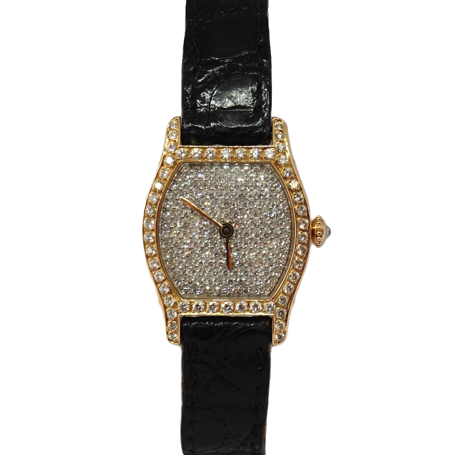 トーチュ（Tortue）　パヴェダイヤ文字盤（Pave Diamond）　Ref.96070　メーカー修理明細付　手巻き　KRS1745