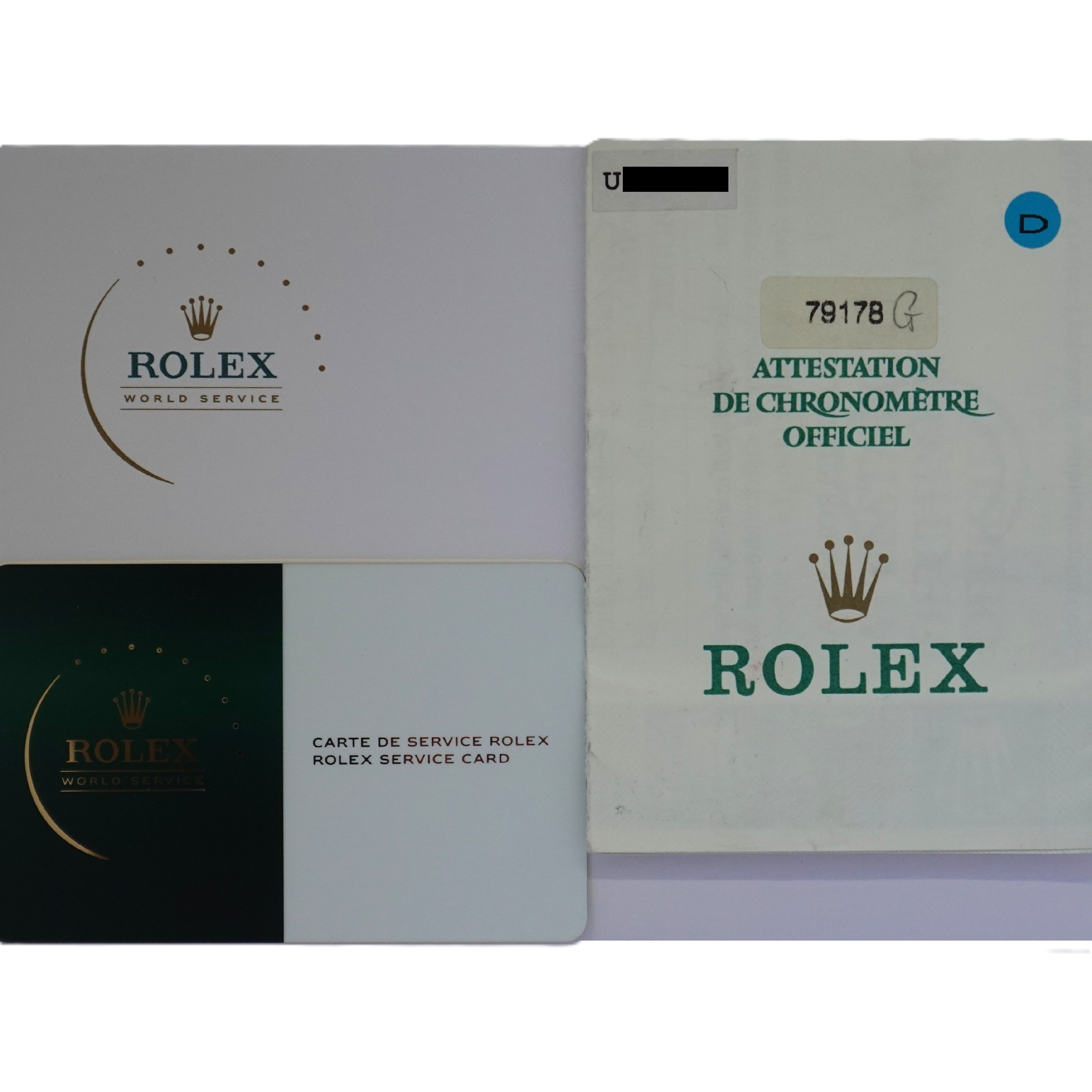 デイトジャスト（Datejust）　ターコイズ10P文字盤（Turquois）　Ref.79178G　メーカー保証書、国際サービス保証書付　自動巻　KRS1922