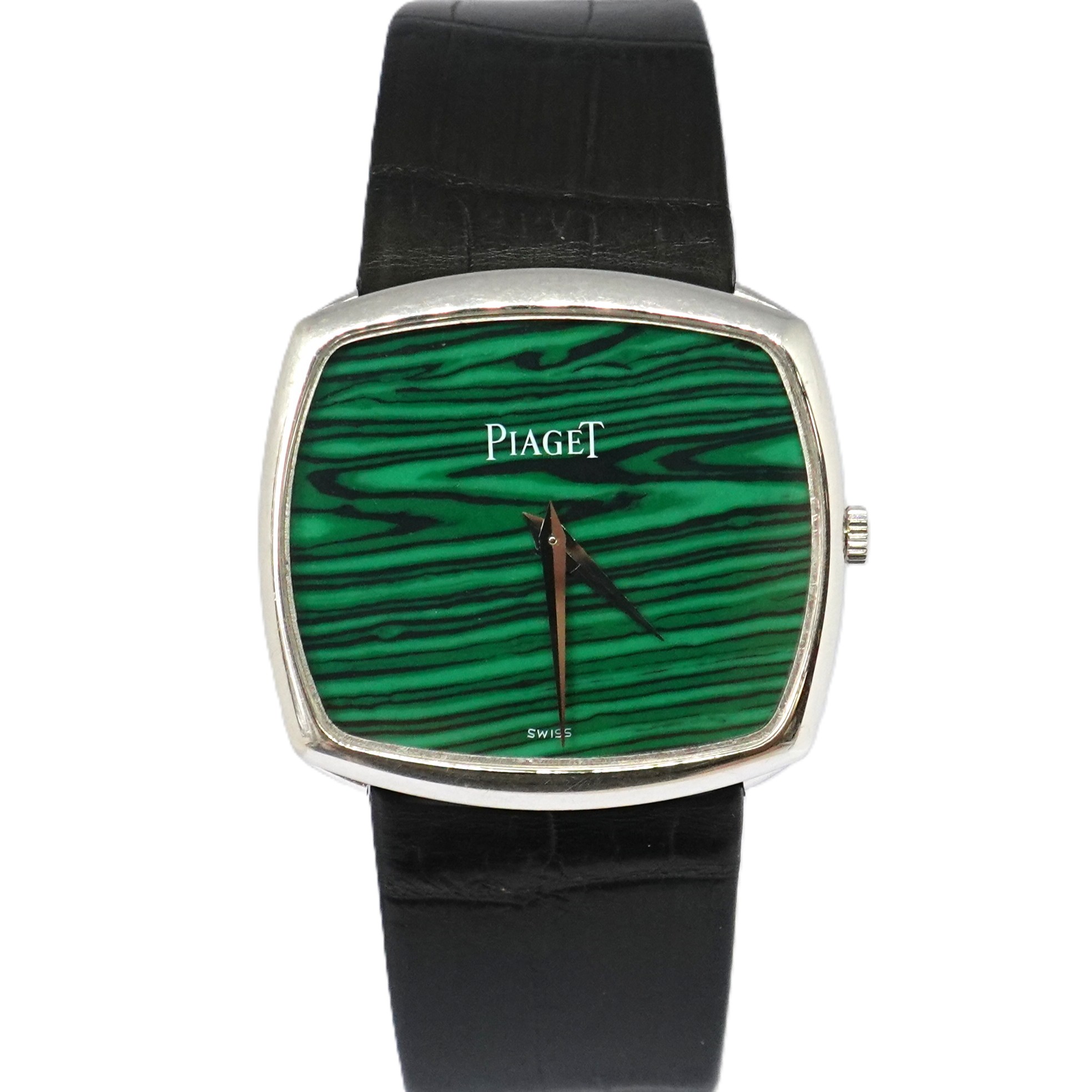 マラカイト文字盤（Malachite）　Ref.9731　メーカー修理明細付　手巻き　KRS1963