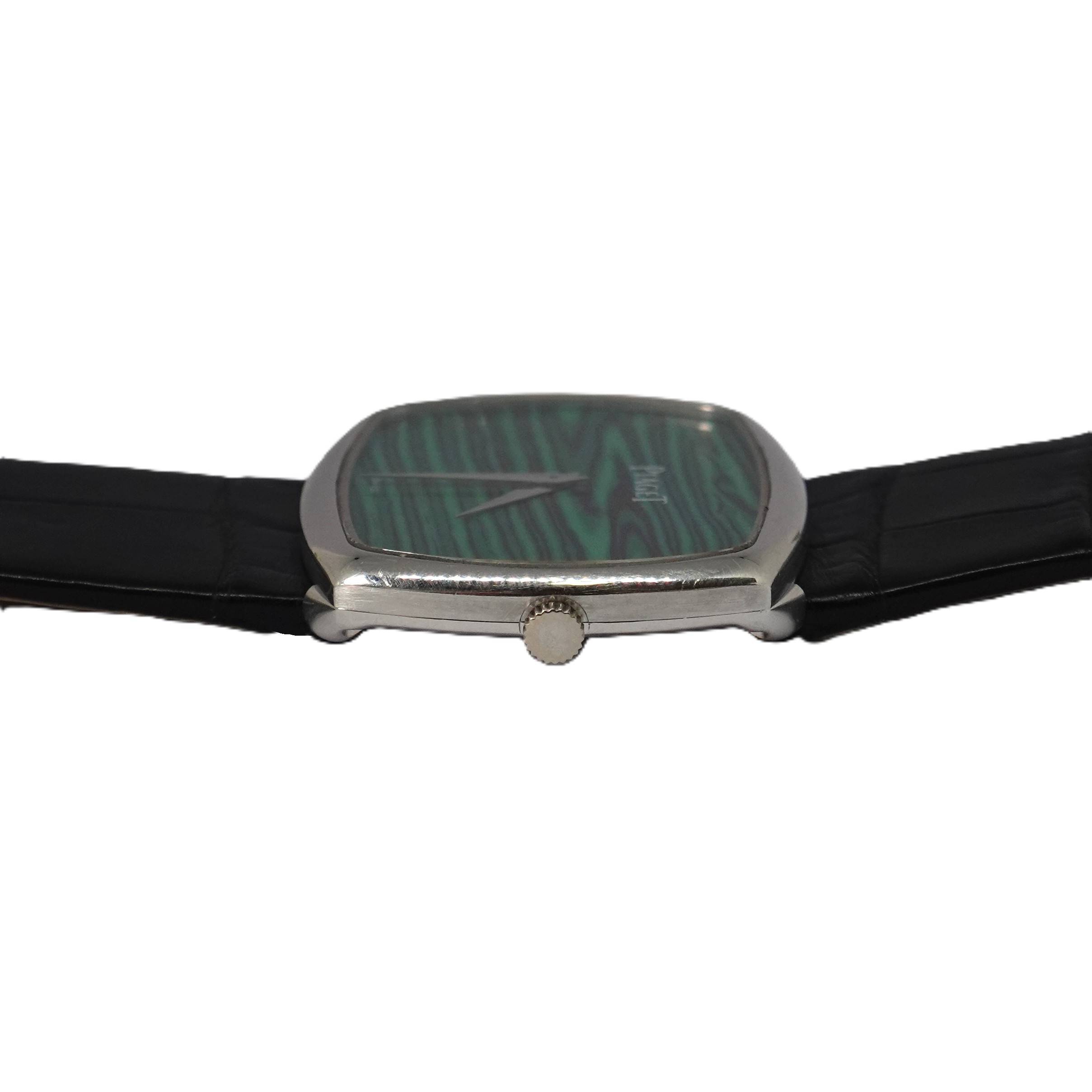 マラカイト文字盤（Malachite）　Ref.9731　メーカー修理明細付　手巻き　KRS1963